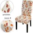 thumbnail image 6 of muroi Fall Chair Covers Set of 6 Stretch Parsons Chair Slipcovers Universal Removable Washable Chair Seat Covers Protector for Dining Room Kitchen Hoteland Party, 6 of 6