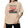 thumbnail image 2 of Officially Licensed Coca Cola World Tour Graphic Art Women's T-shirt, 2 of 3