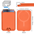 thumbnail image 2 of Cartera con tarjetero magnético para iPhone - Cartera de cuero con imán compatible con MagSafe Soporte de billetera para la parte posterior de la serie Apple Phone 15/14/13, 2 of 7