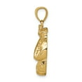 thumbnail image 2 of 10K Solid Polished Open-Backed Boxing Gloves Pendant 10C2644, 2 of 4