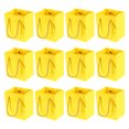 thumbnail image 1 of Bolsas de Regalo 4 x 2.8 x 4.5 Pulgadas, 12 Pcs Bolsas Pequeñas con Asas y Tarjeta de Saludo para Favor de Fiesta, Boda, Despedida de Soltera, Festivales, Amarillo, 1 of 6
