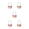 thumbnail image 1 of Wosthever Botella vacía para apretar, dispensador de silicona de plástico, botella de viaje recargable portátil con tapa, 50 ml, rosa Rosado 50ML 5piezas Wosthever CBP166408, 1 of 6