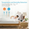 thumbnail image 3 of NEO Coolcam Tuya WiFi Smart Temperature and Humidity Sensor Brightness Detector Indoor Hygrometer Thermometer with LCD Display, 3 of 8
