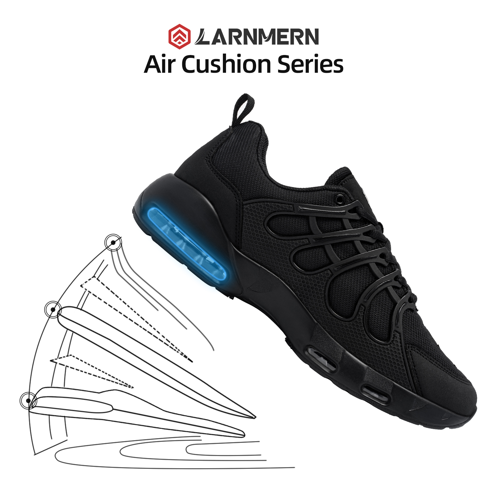 Larnmern Men's Non-Slip Work Shoes With Air Cushion photo 7