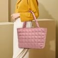 thumbnail image 5 of ToyKingdee CoCopeaunt Quilted Tote Bags For Women Lightweight Puffer Padding Shoulder Bag Large Nylon Tote Handbag Zipper Closure, 5 of 5