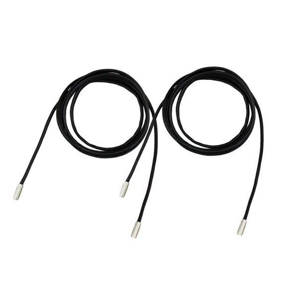 SWSMCLT Women's Chic Belt Curvy Adjustable 2 Pack Belts Faux Leather Date Knotted Spring Tie Belt Elegant Casual Black One Size