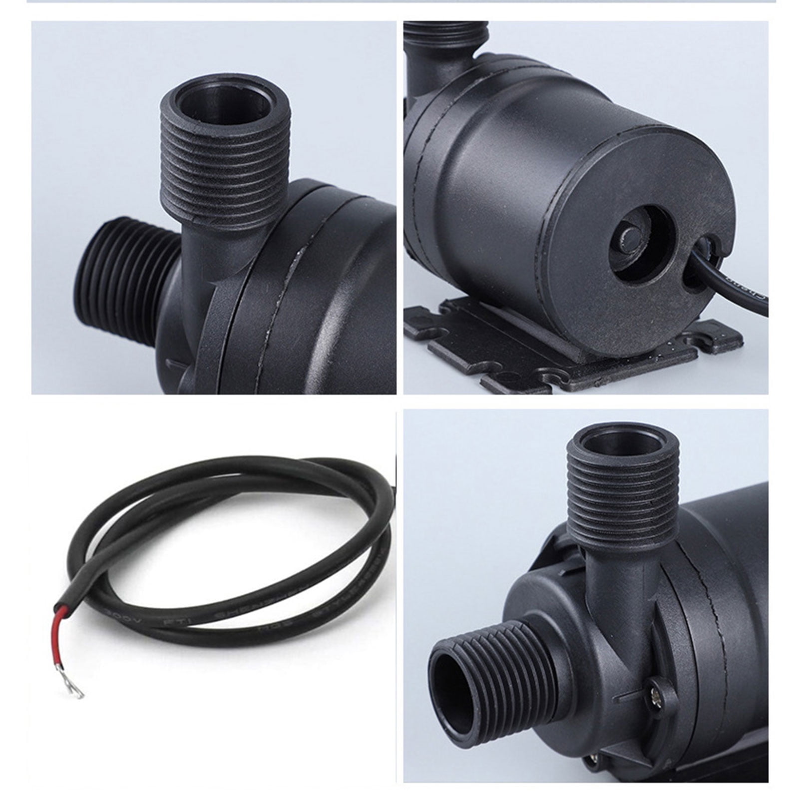 Industrial Grade 12V/24V Water Pump Versatile Submersible Water Pump for Fountain Pool & Solar Water Circulation Durable