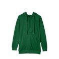 thumbnail image 4 of Oversized Hoodie Sweatshirts Mini Dress for Women with Pocket Plain Pullover Drawstring Hooded Long Sleeve Tops (XX-Large, Green), 4 of 5