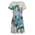 thumbnail image 4 of Happy Camping Women's Dress Short Sleeve Summer Sundress Summer Women Clothes, 4 of 7