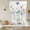 Sky Blue Pink, variant on Spring Floral Balloon Curtains for Bedroom/Front Door/Bathroom, Pink Blue Flowers Butterfly Rustic Tie Up Curtains 63 Inch Length Light Filtering Kitchen Curtains Shades for Windows 46"x63"