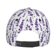 thumbnail image 6 of Fotbe Lavender Flowers Classic Baseball Cap, Adjustable Snapback Hats, Outdoor Baseball Hat for Men and Women Cotton Soft, 6 of 9