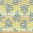 thumbnail image 2 of Ambesonne Fruit Fabric by the Yard Upholstery, Banana Sketch Summer Tones, 5 Yards, Charcoal Grey and Multicolor, 2 of 5