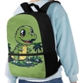 thumbnail image 4 of Yuyamidu Dinosaur Backpack for Kids Boys Bookbag Primary School Backpack 5Th Grade Cool Book Bag Children Schoolbags Middle School Bags with Side Pockets, 4 of 6