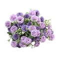 thumbnail image 3 of Ramo de hortensias artificiales realistas y reutilizables. Púrpura, 3 of 8