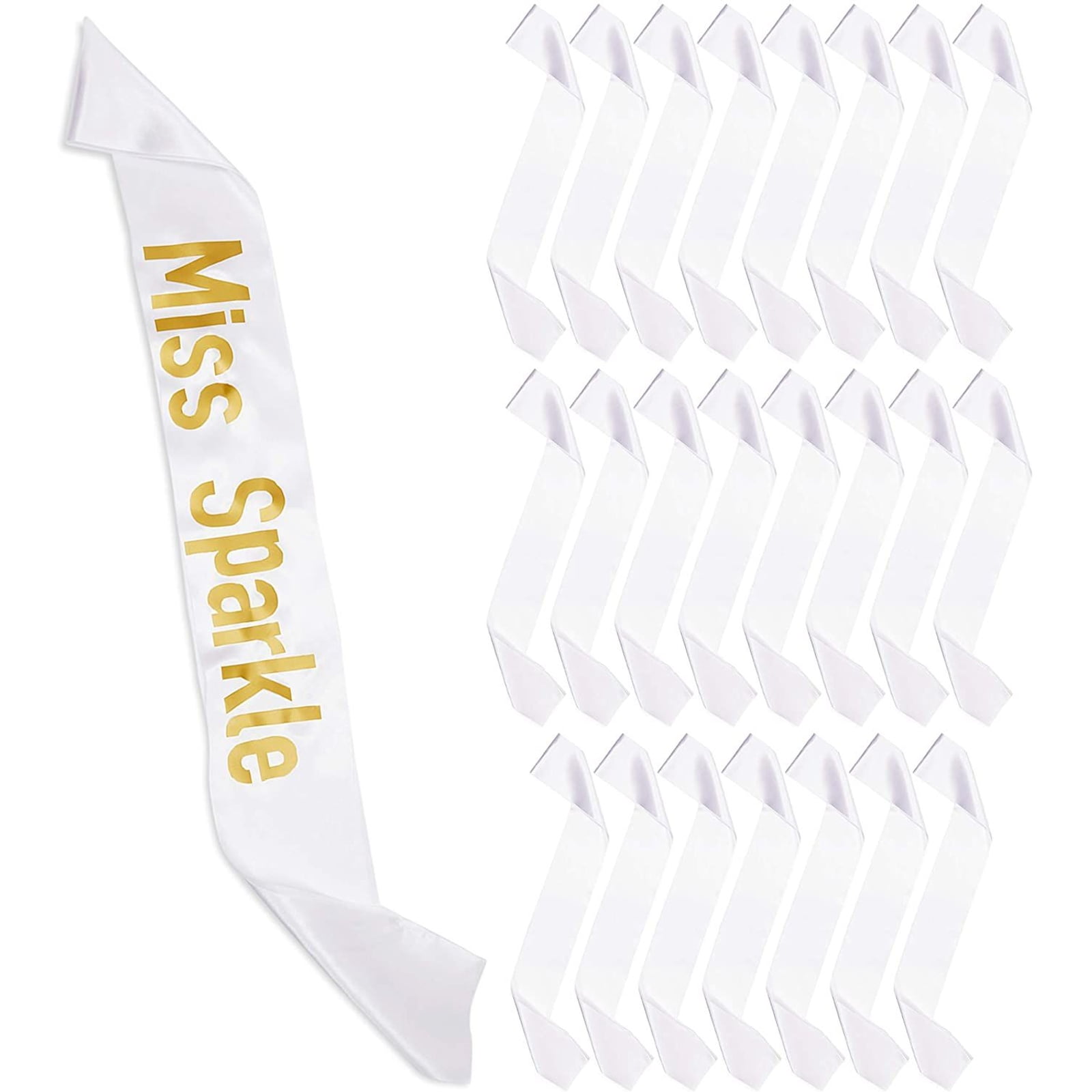 Details about   8-Pack White Blank Sashes Satin Sashes Customizable for Pageants Parties Parades 
