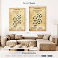 thumbnail image 4 of Elephant Stock Vintage Soccer Ball Patent Wall Art - Vertical Canvas Wall Art - Hallway Wall Decor - Patent Canvas - Yellow And Black Decor - 34" x 51", 4 of 8