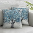 thumbnail image 3 of JEUXUS Blossom Trees Plush Pillowcase (Universal 1) with Zipper Closure White, 3 of 5