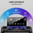thumbnail image 6 of UMAY 16% Incline Folding Treadmill, 400 lbs Capacity, 3.0 HP Quiet Motor, 0.6-7.0 MPH, 3 LED Displays for Home, 6 of 7