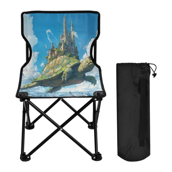 BZSMCE Camping Chairs Modern Skyward Journey Pattern Folding chair
