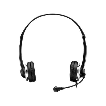 Adesso XTREAMP2 Xtream P2 Binaural Over The Head Headset with Microphone - Black
