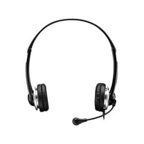Adesso Xtream P2 Binaural Over The Head Headset with Microphone Black XTREAMP2