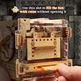 thumbnail image 4 of Caja de dinero Puzzle Box Adventure A-Maze-ing Safe Marble Run, 4 of 6