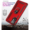thumbnail image 5 of A52 5G Case, Samsung Galaxy A52 4G/5G Case Military Grade Protective Samsung A52 5G Cases Cover with Ring Car Mount Kickstand for Samsung Galaxy A52 4G/5G - Red, 5 of 12