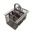 thumbnail image 1 of Cesta para utensilios de lavavajillas, porta cubiertos con asa, accesorios universales para 207 x 161 x 120 mm, 1 of 7