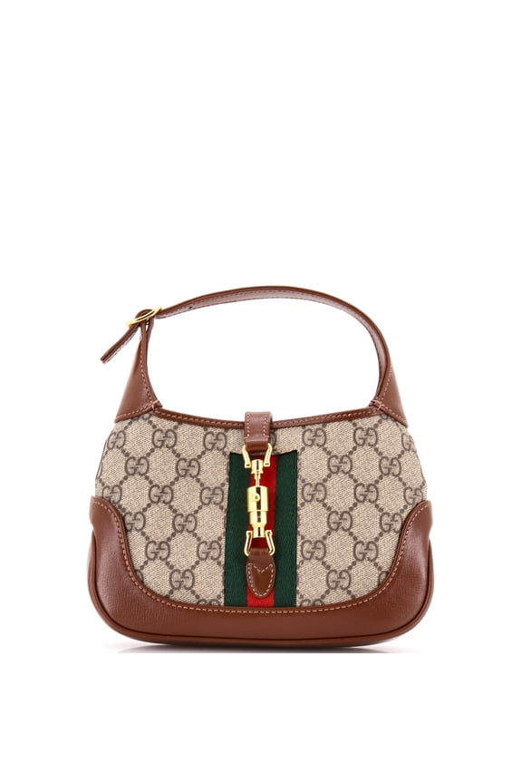Pre-Owned Jackie 1961 Hobo GG Coated Canvas Mini By Rebag