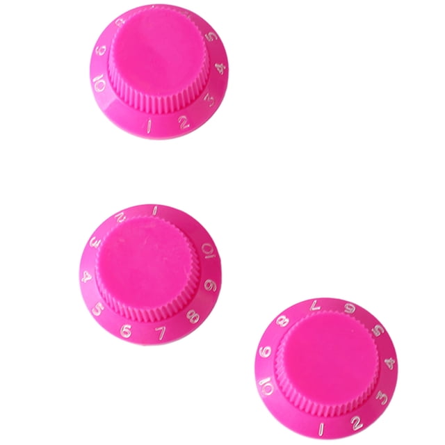 Perillas de Potenciómetro de Plástico 3 Piezas Perilla de Control de Guitarra Eléctrica Sombrero de Copa Control de Tono de Volumen Perilla de Campana para ANGGREK Otros