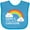 Turquoise, variant on Inktastic Nana's Little Ray of Sunshine Boys or Girls Baby Bib
