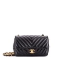 thumbnail image 1 of Pre-Owned Classic Single Flap Bag Chevron Lambskin Mini By Rebag, 1 of 8
