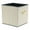 Beige S, variant on Unique Bargains 3 Pcs Square Fabric Collapsible Storage Basket Bin with Handle Black S