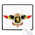thumbnail image 1 of BelgiumFlag National Emblem Mousepad Stitched Edge Mat Rubber Gang Pad, 1 of 2