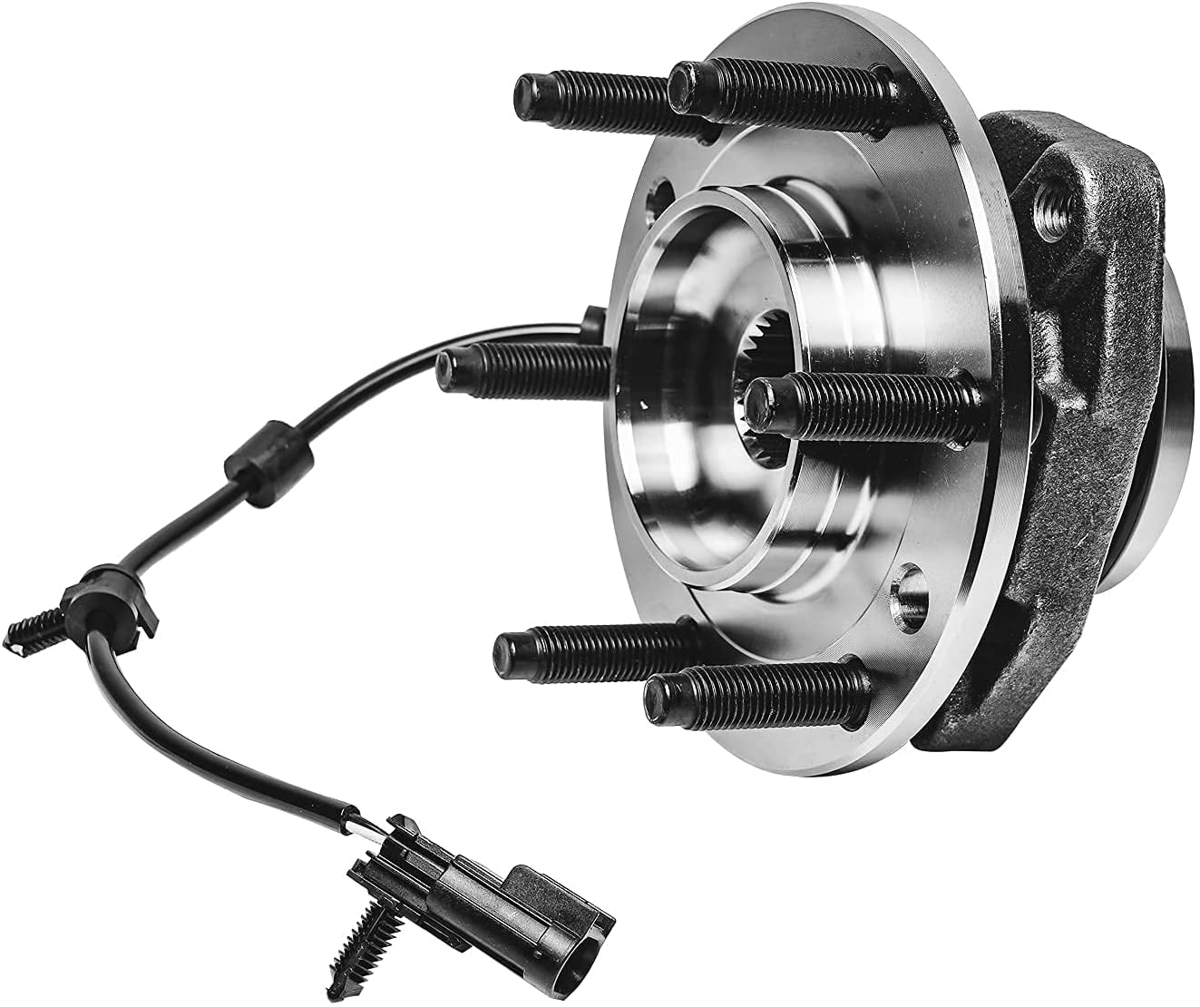 Detroit Axle - Front Wheel Bearing & Hub Assembly Set, 16mm Tie