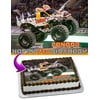 Zombie Monster Jam Edible Cake Image Topper Personalized Picture 1/4 Sheet (8"x10.5")