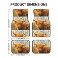 thumbnail image 2 of Sikiie Yak Car Foot Mat Set of 4 Pieces Basics Universal Fit Rubber Carpet Floor Mats For Car SUV Van & Truck, 26.8"L x 17.3"W (Front), 13"L x 17.3"W(Rear), 2 of 6