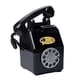 thumbnail image 3 of Figura decorativa de alcancía con forma de teléfono retro, con esfera para ahorrar dinero Negro, 3 of 9