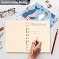thumbnail image 5 of Whale Strawberry Clouds Ring Binder Notebook Journey Note Diary College Ruled Spiral Notebook Study Loose Leaf Paper A5 60 Pages, 5 of 8