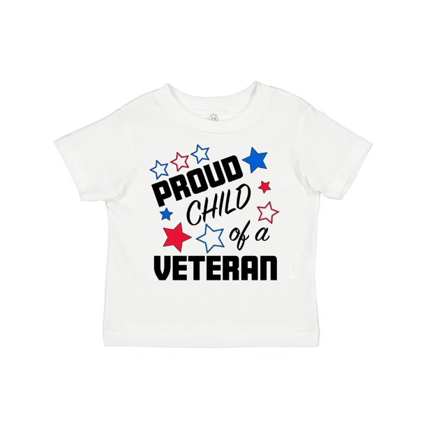 Proud Child of a Veteran Veterans Boys or Girls Toddler T-Shirt TEE TOP