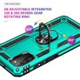 thumbnail image 5 of Galaxy A03S Case [16ft Drop Tested] with HD Screen Protector, Magnetic Ring Holder, Kickstand - Mint, 5 of 9