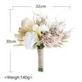 thumbnail image 3 of Abbraccia Wedding Bouquet Bride Holding Bouquet ,Lifelike Romantic, Bridal Bouquet, Artificial Flowers for Graduation Anniversary Decor, 3 of 7