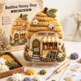 thumbnail image 5 of HomelyJoy Whimsical Village Fabric Poke Art Kit 3D No Sew Cottage DIY Craft Set Poke in Art Crafts for Adults Beginners Home Decor Handmade Gift, 1 pc, 5 of 5