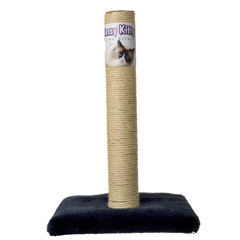 Classy Kitty Cat Sisal Scratching Post [Cat, Furniture] 26" High (Assorted Colors)