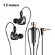 thumbnail image 4 of Auriculares con cable 96dB 3.5mm Reducción de ruido en auditorios de audio al aire libre en vivo Streaming en vivo Grabación de voz Vlogging Auriculares Negro 1.2m Methold EL022391-01B, 4 of 7