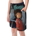 thumbnail image 2 of Spirited Away Boy'S Swim Trunks Quick Dry Board Shorts Kids Beach Swim Shorts Bathing Suits Swimsuit, 2 of 7