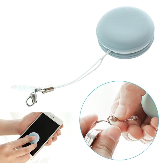 Phone Screen Cleaner, Portable Keychain Screen Cleaning Cloth for Glasses, Lens, TV, Effectively Removes Dust Fingerprints, Multi-Function Wipe Tool for Smartphone Tablet Computer