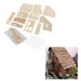 thumbnail image 2 of Miniature House Model Wood Log Cabin Diorama DIY Assembly Educational Toy for Hobbyists and Collectors, 2 of 9
