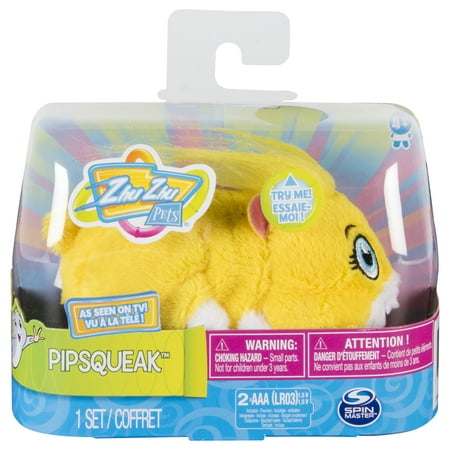 Zhu Zhu Pets - Pipsqueak, Furry 4&rdquo; Hamster Toy with Sound and Movement