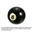 thumbnail image 3 of Unique Bargains 2 1/4' #8 Ball Billiard Replacement Ball Pool Table Ball Pool Ball, Black, 3 of 5